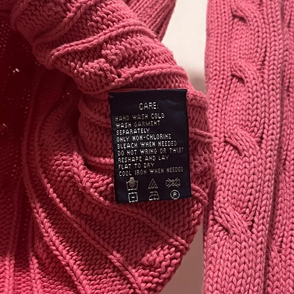 Ralph Lauren Cable Knit Sweater in pink - Picture 4 of 4